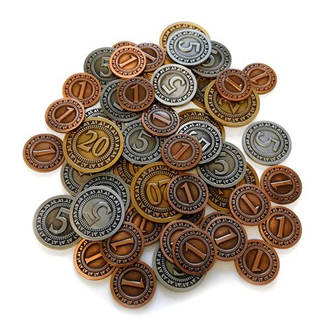 metal game coins